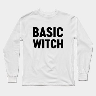 Basic Witch Funny Halloween Long Sleeve T-Shirt